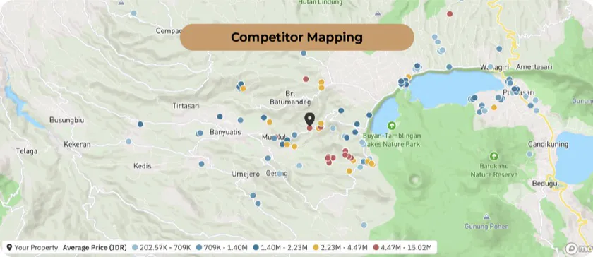 Competitor mapping dashboard